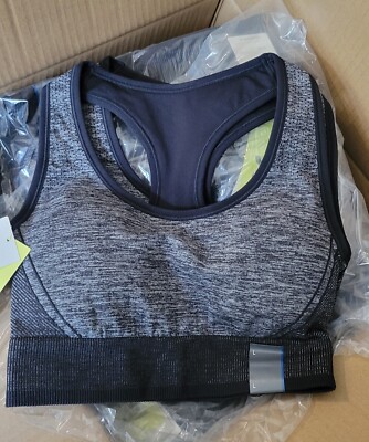 All In Motion Racerback Sports Bra, Size L