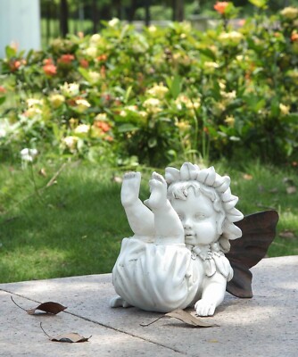 Exclusive Baby Fairy Garden Statue-Various Figures Art Sculpture Home Yard Decor