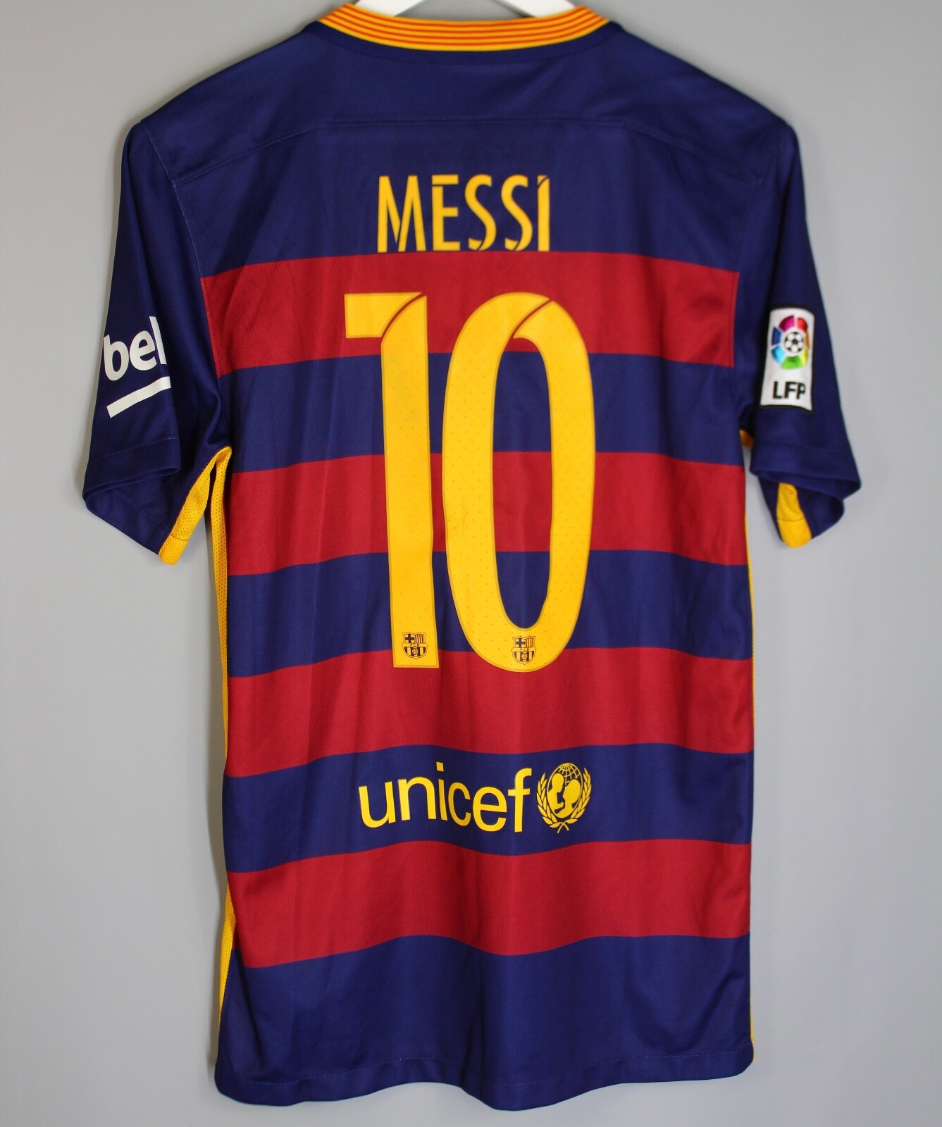FC BARCELONA SPAIN 2015 2016 HOME FOOTBALL SHIRT SOCCER JERSEY
