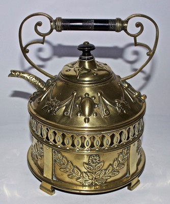 Other Christopher Dresser Designed Brass Ewers Pair Of Dr