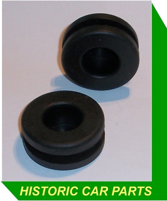 2 x BODY GROMMETS for Plenum Drainage Pipe on Triumph TR6 2498cc 1969-76