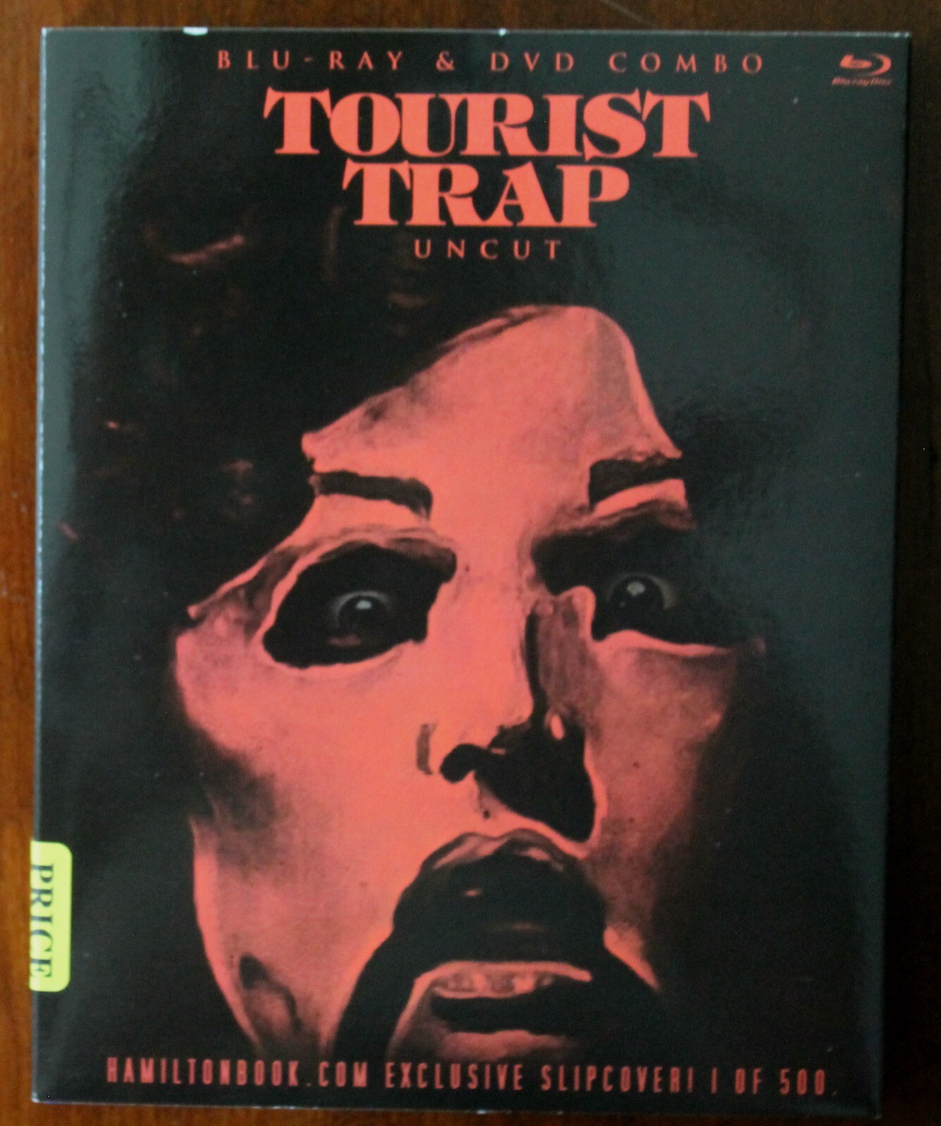 Tourist Trap (Blu-ray) No DVD/Slipcover & sleeve misprint/READ/Like New/1509