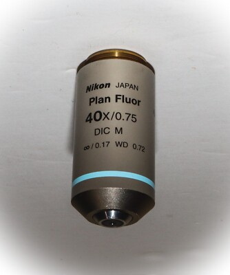 Nikon Plan Fluor 40X Microscope Objective