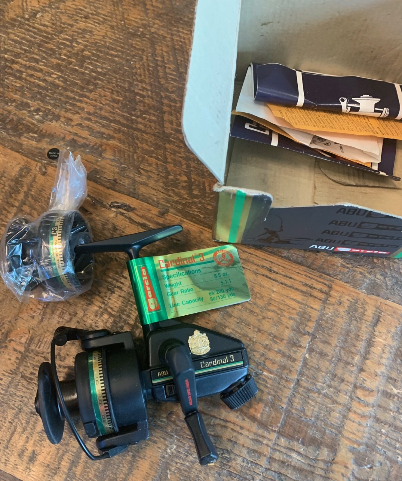Cardinal 3 ABU Garcia spinning reel NIB*** | eBay