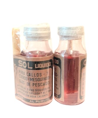 2 PACK! CALLOSOL Para Callos Mezquino Verrugas Warts Corns 15ml c/u 