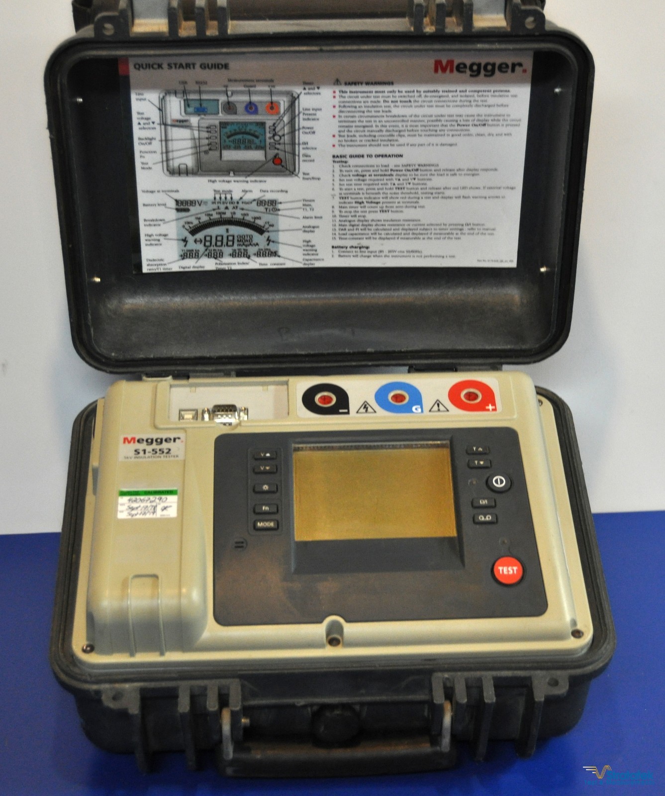 Megger S1-552 5kV Insulation Tester - NIST Calibrated with Warranty
