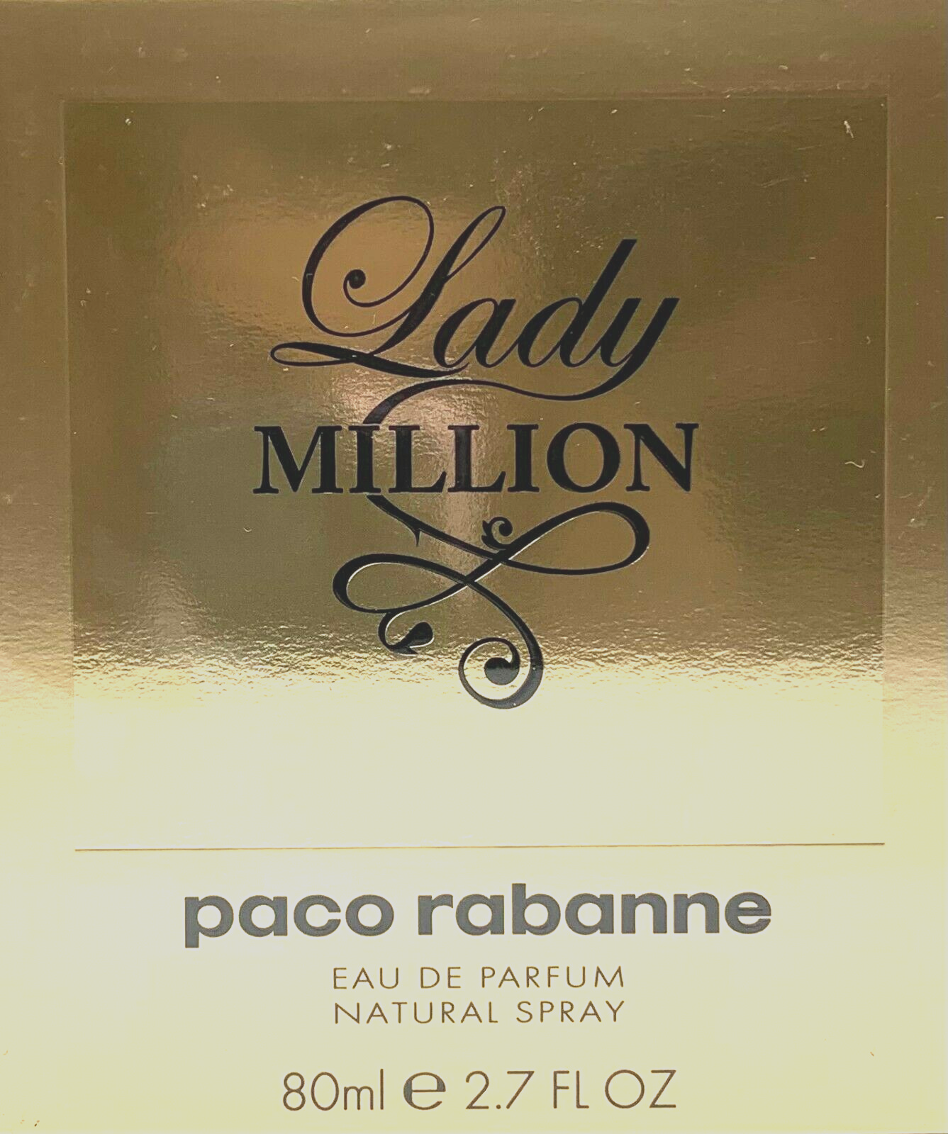 PACO RABANNE LADY MILLION EAU DE PARFUM SPRAY FOR WOMEN 2.7