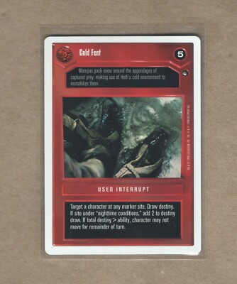 Star Wars CCG - Hoth Revised Unlimited - Cold Feet - DS