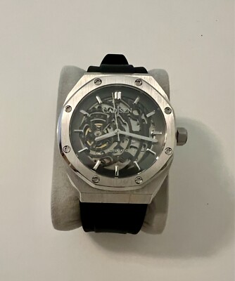 Cadisen Automatic NH35A Skeleton 100M Water Resistant Sapphire Crystal Watch