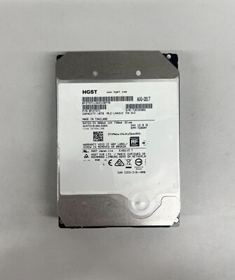 HUH721010AL5204 HGST 10TB 12G 7.2K SAS 3.5" LFF HDD HARD DRIVE 0F27371の ...