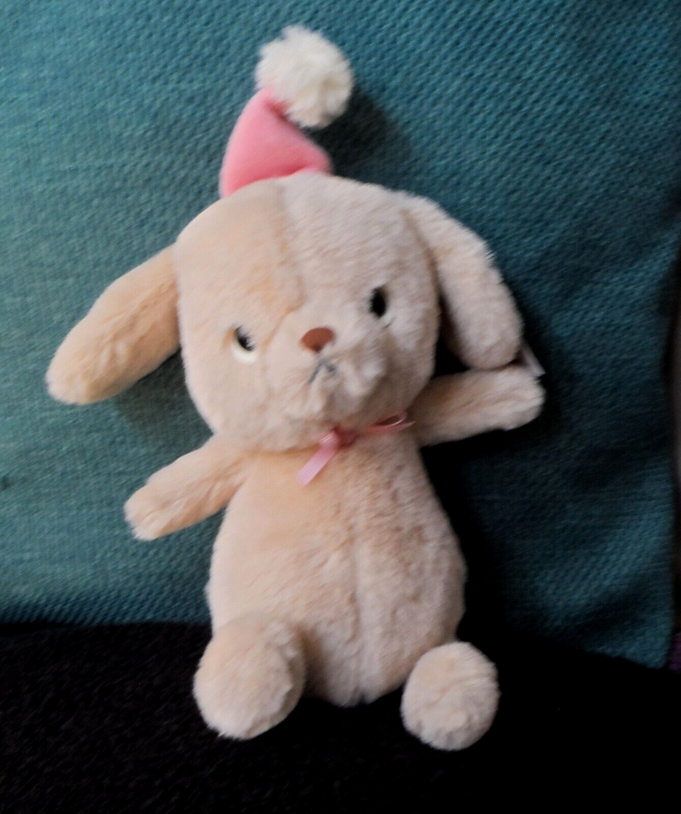 Jellycat Jollipop Puppy ~ Beige Kawaii Dog Soft Toy Wearing Hat