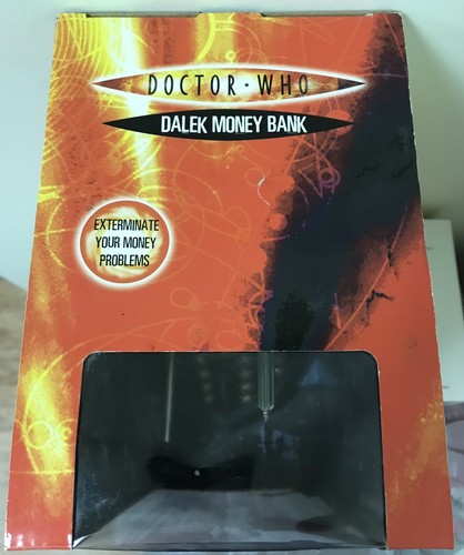 9 inch Bronze Gold DALEK Coin Money Bank Wesco Doctor Who BBC 2004