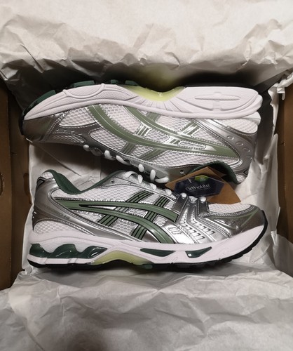 Pre-owned Asics Gel-kayano 14 White Slate Grey 1201a019-107 In White/slate Grey