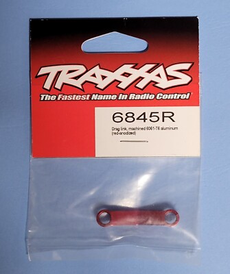 Traxxas 6845R Red Aluminum Drag Link ~ Slash 4x4, Stampede 4x4, Rustler 4x4