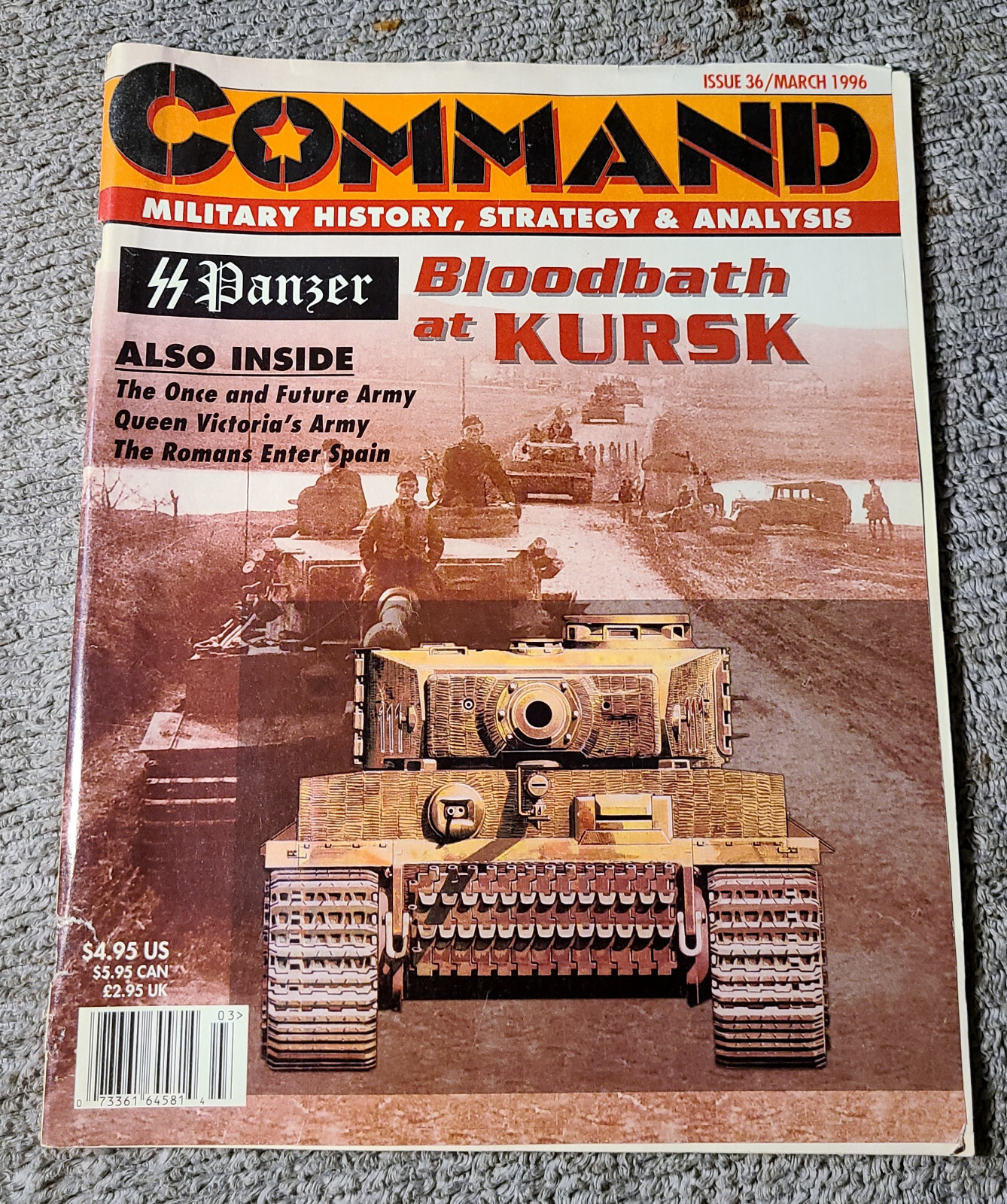 【SEAL限定商品】 SS Panzer Kokusai 1996 Magazine Command Kursk at Bloodbath ウォーゲーム