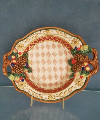 Fitz & Floyd Jolly Ole St. Nick Small Bowl New In Box