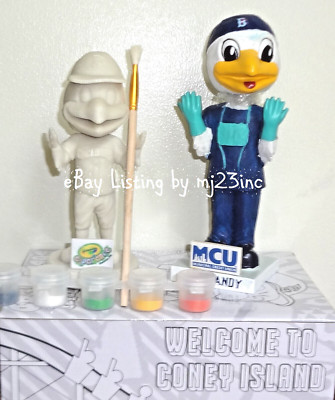 D.R DOCTOR SANDY THE SEAGULL BOBBLEHEAD PAINT TEAM MASCOT BROOKLYN CYCLONES SGA