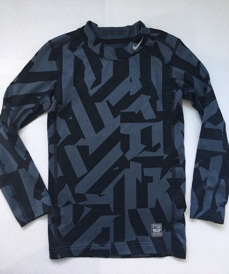 nike pro combat mock turtleneck