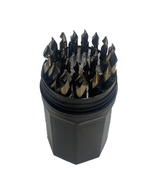 Norseman 22903 1/16 in. - 1/2 in. Super Premium Black and Gold Oxide Hi-Molyb...