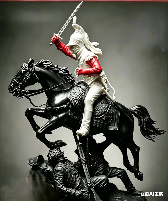 1/32 Scale Resin Model Kit: Napoleonic British Soldiers & French Cavalryman