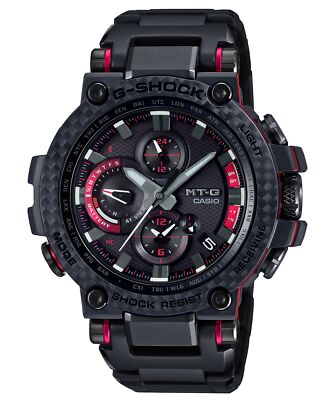 Pre-owned G-shock Casio  Mtg-b1000xbd-1ajf [mt-g Carbon Bezel With Bluetooth Solar ]new