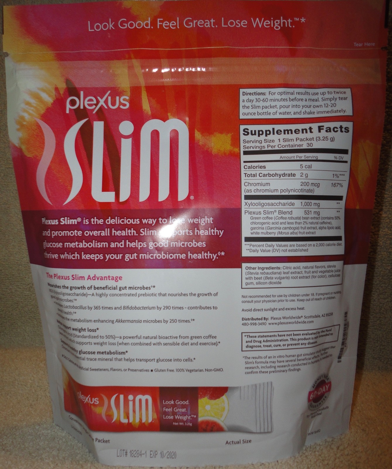 Plexus Slim Microbiome*30 Day Supply PINK DRINK*Glucose Metabolism*exp 10/2020