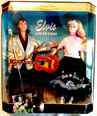 Rare ELVIS PRESLEY  DOLL " BARBIE LOVES ELVIS " Gift Set Mattel NRFB