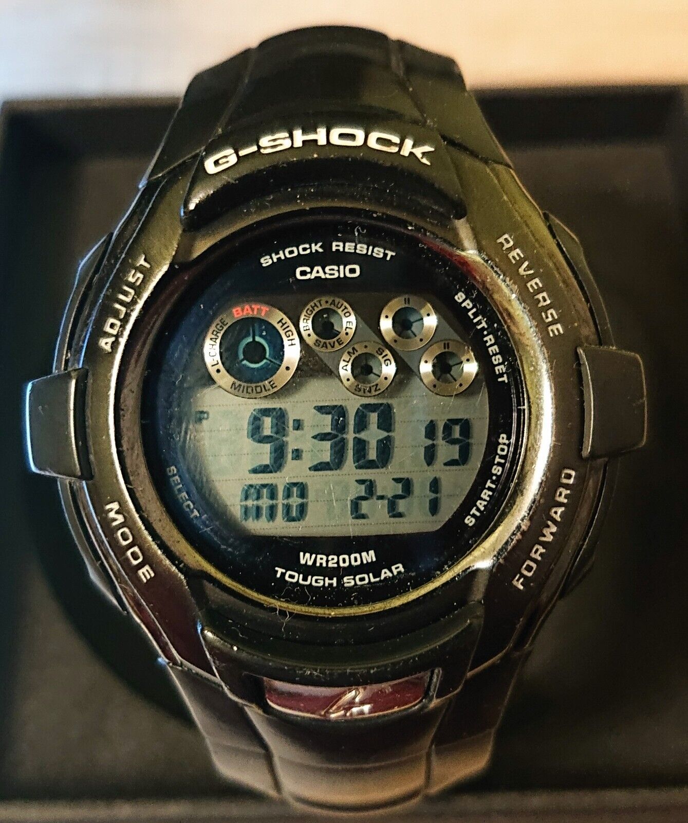 RARE Casio G-Shock G-7302RL Five Rings Module 2895 RARE Casio G-Shock G-7302RL Five Rings Module 2895