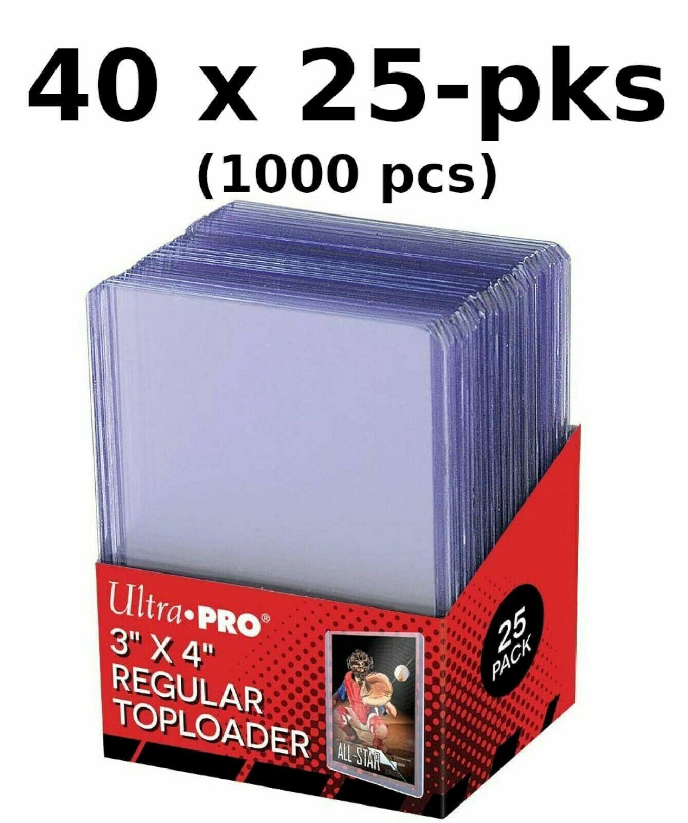 Кейс Ultra Pro с верхней загрузкой — 1000 стандартных размеров 3x4 — 40 упаковок — абсолютно новый!