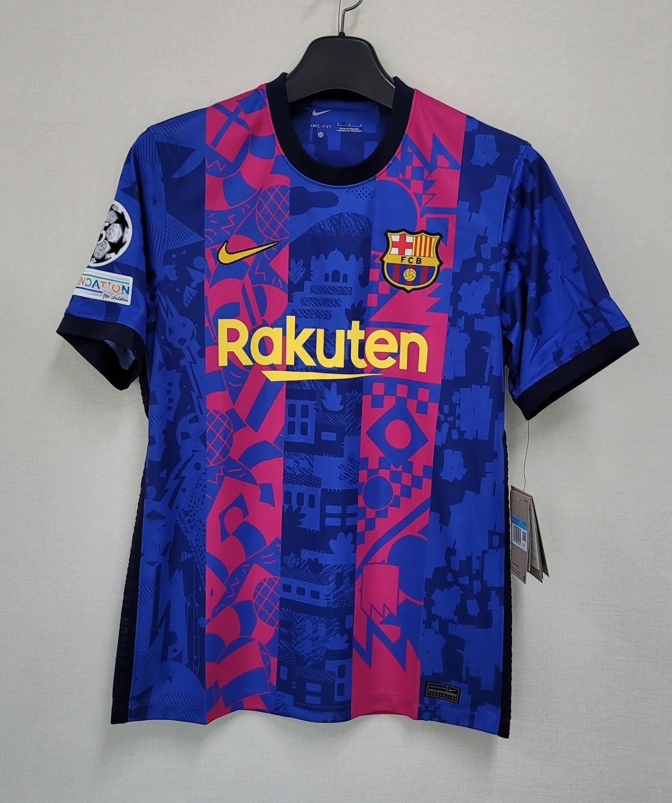 2021-22 Barcelona Third S/S No.21 F.De JONG UEFA CL 20-21 2021-22 Barcelona Third S/S No.21 F.De JONG UEFA CL 20-21