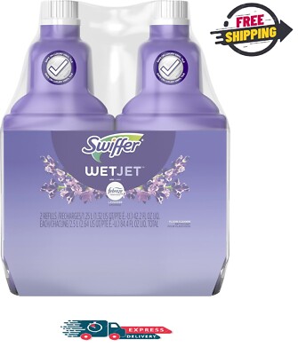 Swiffer WetJet Multi-Purpose Floor Cleaner Solution with Febreze Refill, 1.25 L