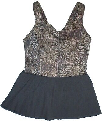 Lululemon City Tank Golden Goddess Pleated Peplum Top size 4 6 eBay