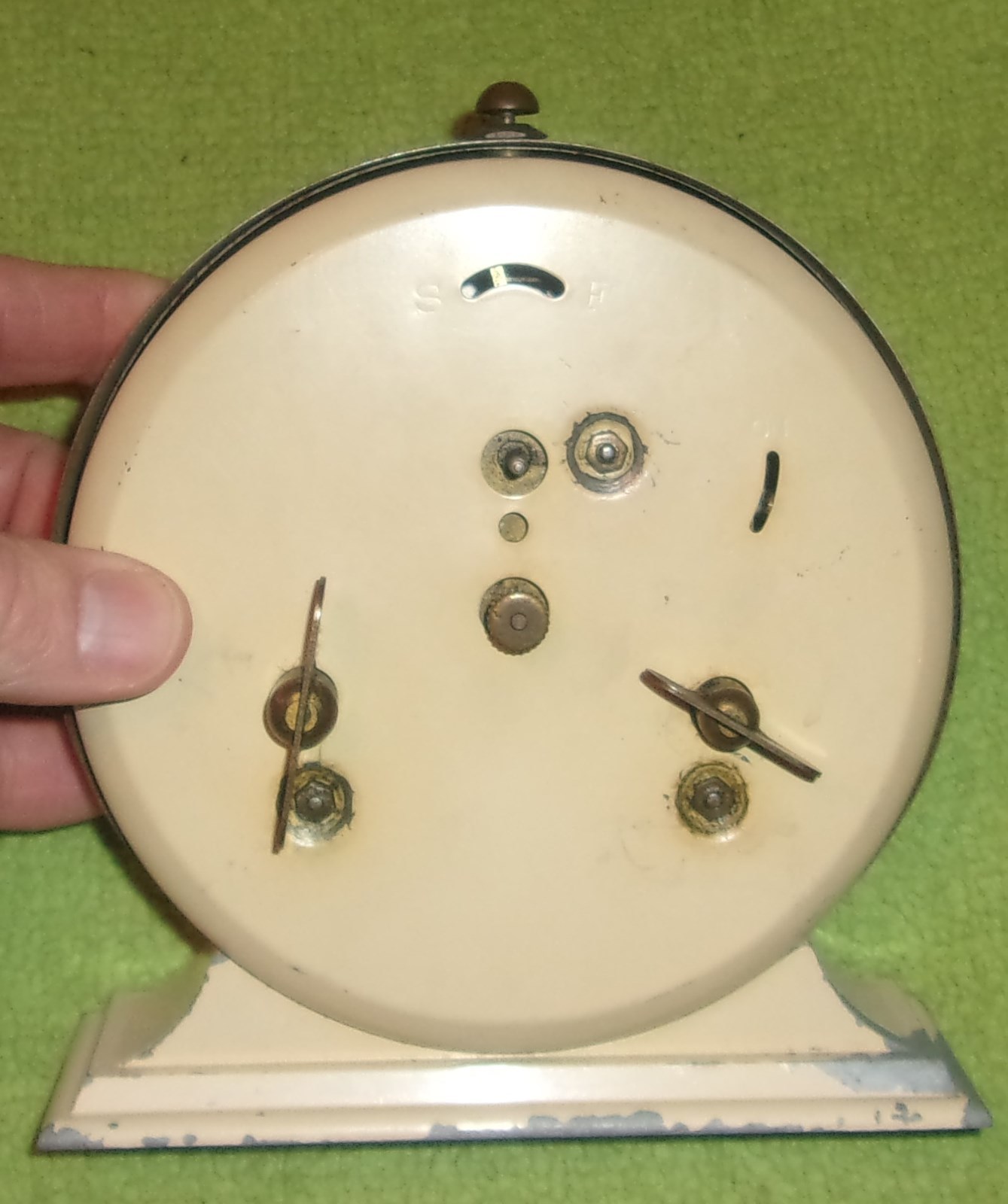 antique 8 Day Automatic alarm clock Art Deco Mid-Century decor display