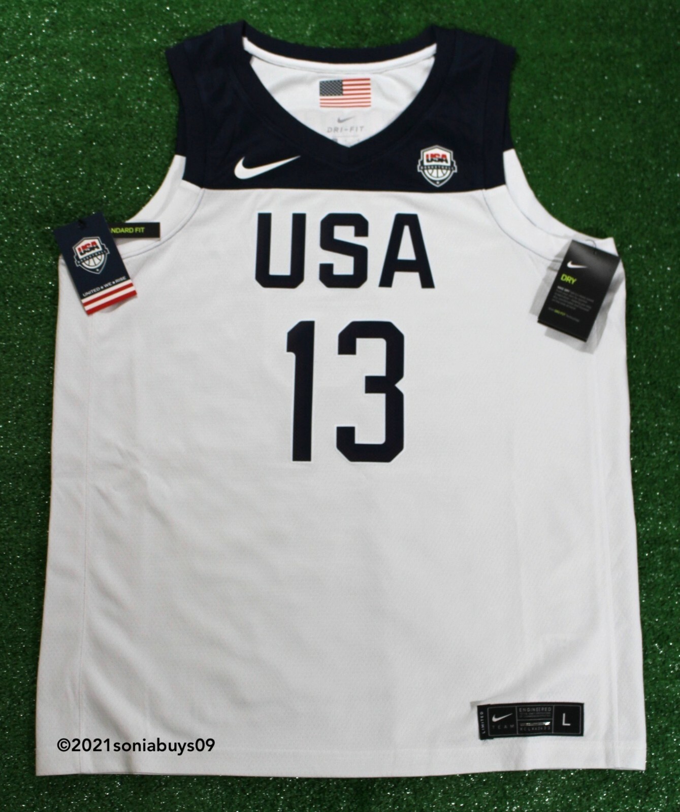 USA BASKETBALL リバーシブル Men's Mitchell & Ness Larry Bird Navy USA Basketball