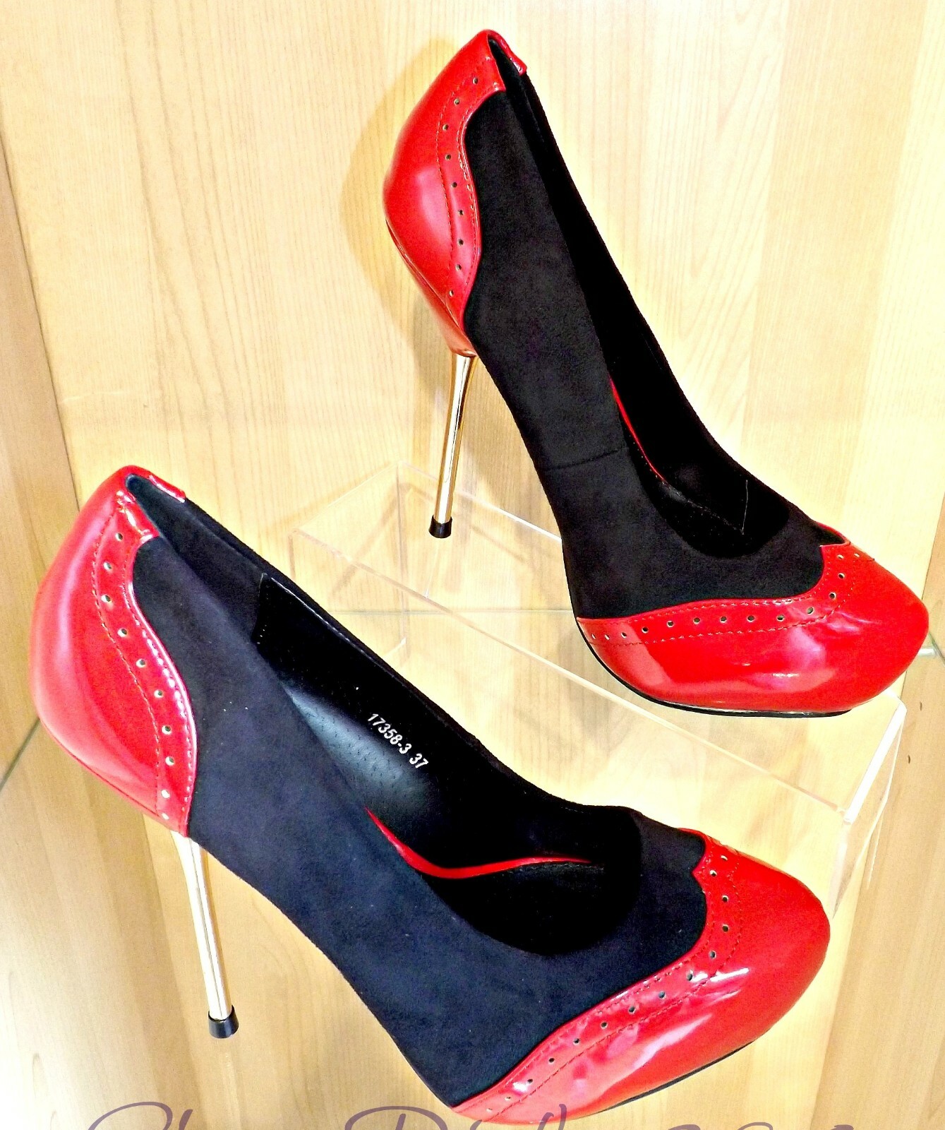 High Heel Pumps Stiletto Partyschuh Red  NEU  