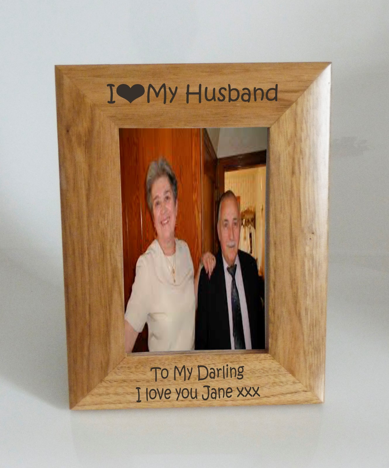 Husband Photo Frame I heartLove My Husband 4 x 6 Photo Frame Free