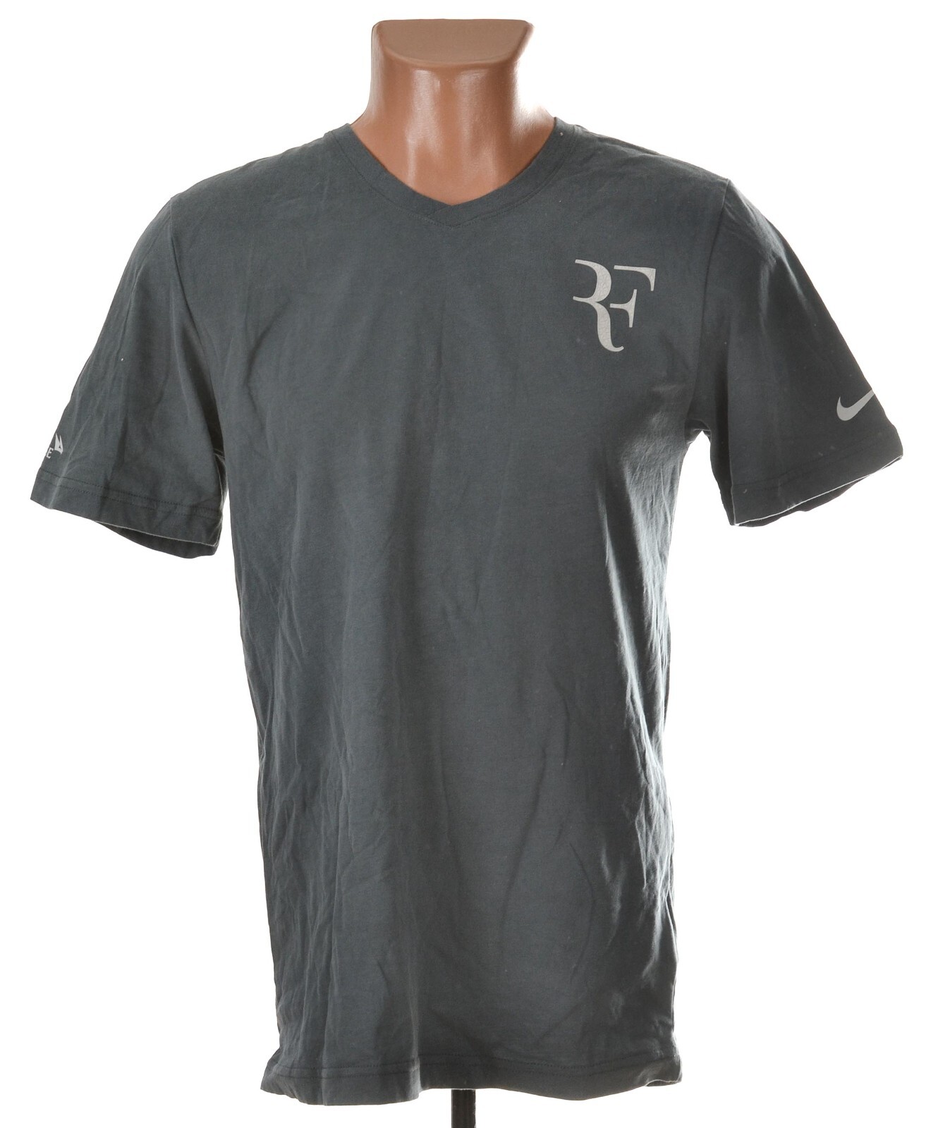 ROGER FEDERER TENNIS COTTON TEE SHIRT JERSEY NIKE SIZE S