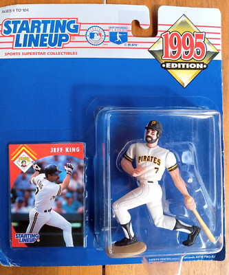 new! PITTSBURG PIRATES SLU 1995 Edition Baseball Jeff King,  figure + card