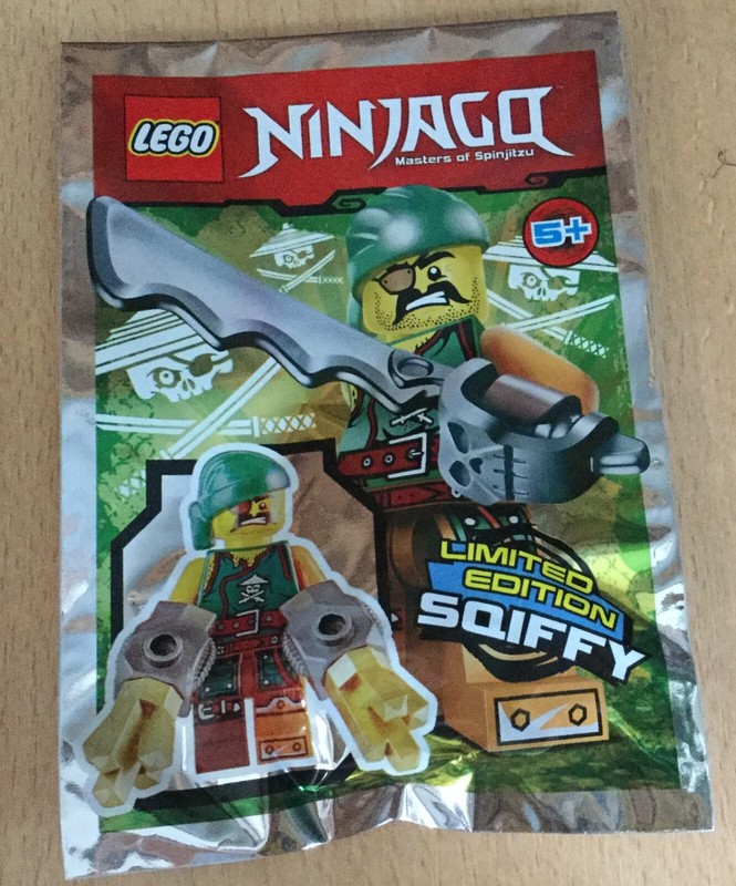 Polybag Figurine Minifigure Lego Ninjago Foil 891612 Sqiffy Le Pirate