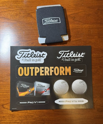 Titleist Pro V1 / Pro V1X Sticker Sheet, Rare 8 Stickers