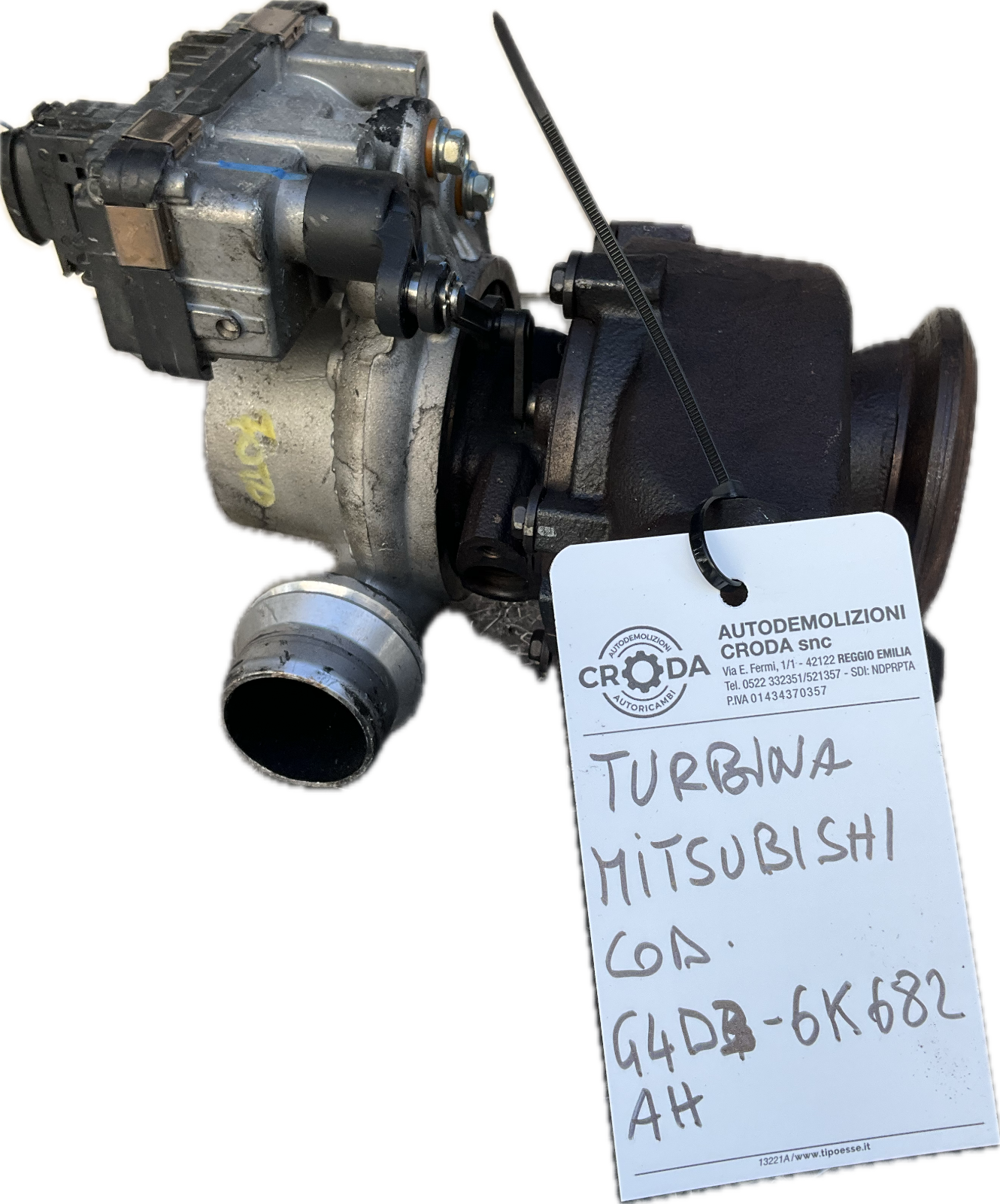 Turbo turbina turbocompressore per LAND ROVER RANGE ROVER EVOQUE G4D3-6K682-AH
