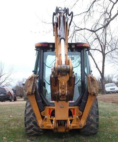 Case BACKHOE LOADER 4WD CAB Extendahoe AUX HYDRAULICS