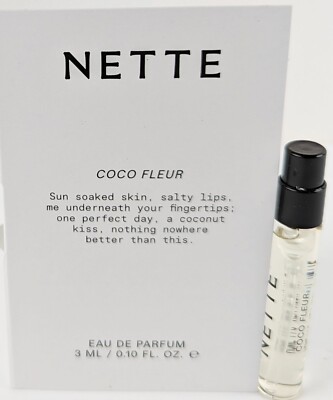 Nette Coco Fleur Eau De Parfum 3ml Sample Spray