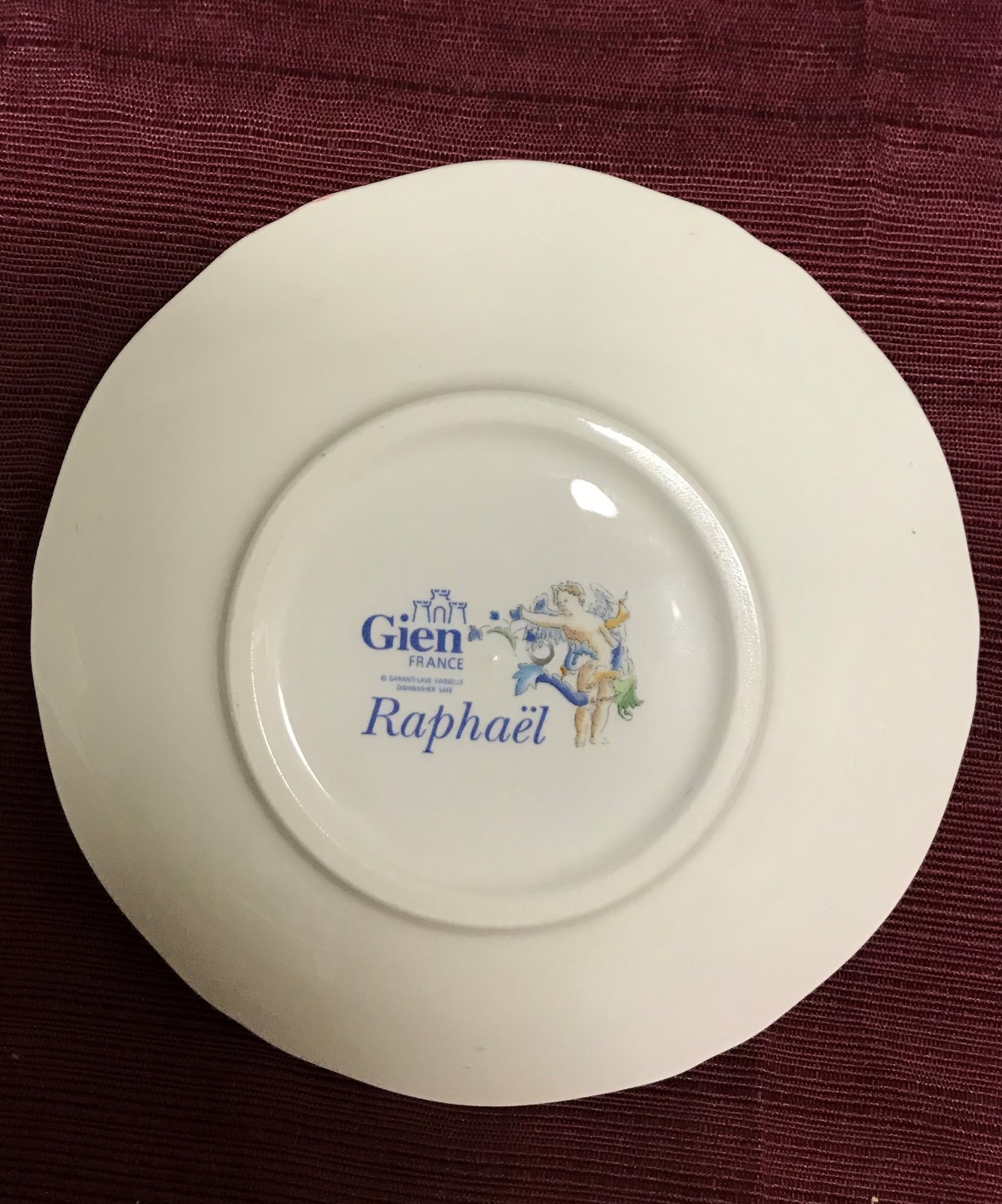 Raphael by Gien of France Dinnerwear Saucer 6