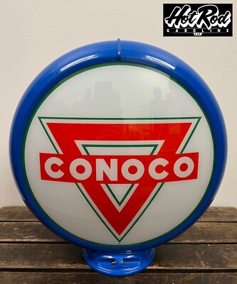 CONOCO Reproduction 13.5'' Gas Pump Globe - (Blue Body)