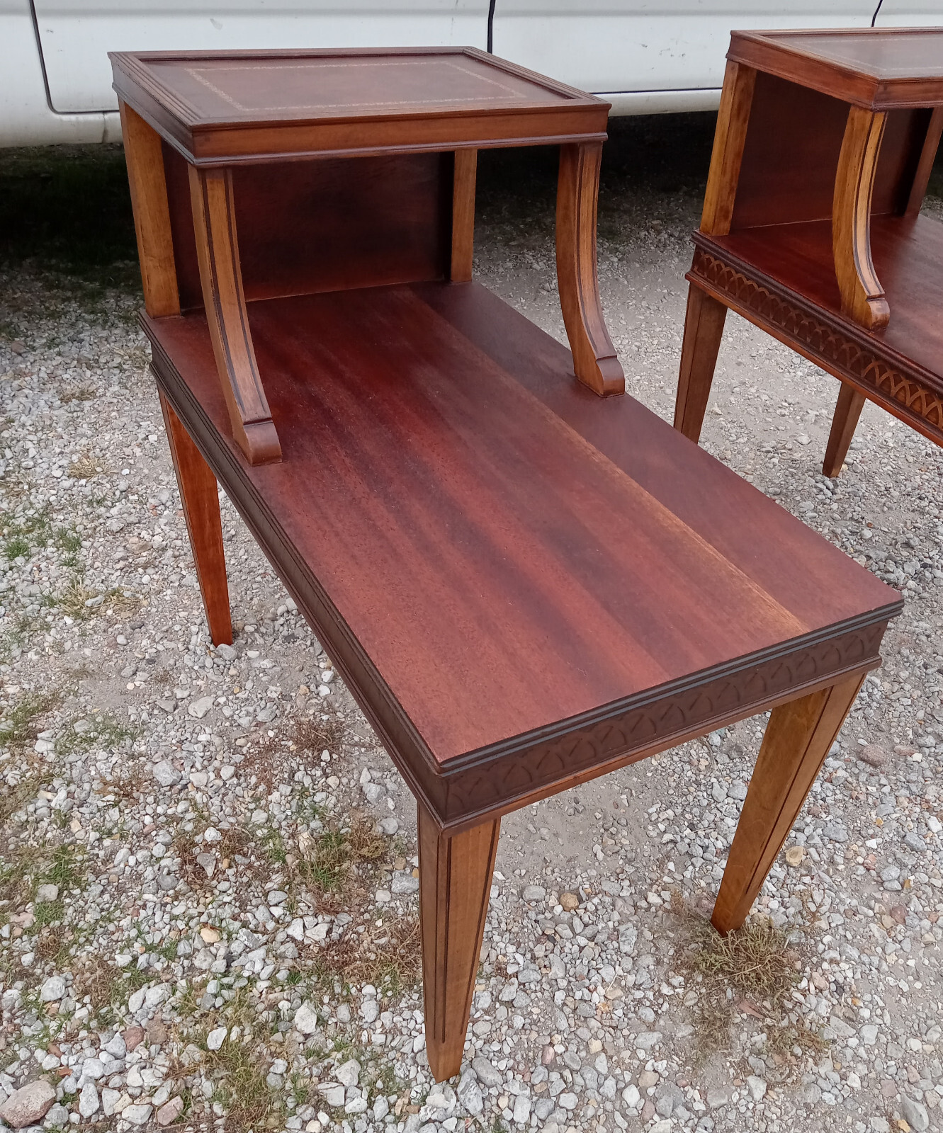 サイドテーブル・ナイトテーブル・ローテーブル ACME Furniture DELMAR STEP END TABLE ACME Furniture(アクメ ファニチャー) DELMAR STEP END TABLE