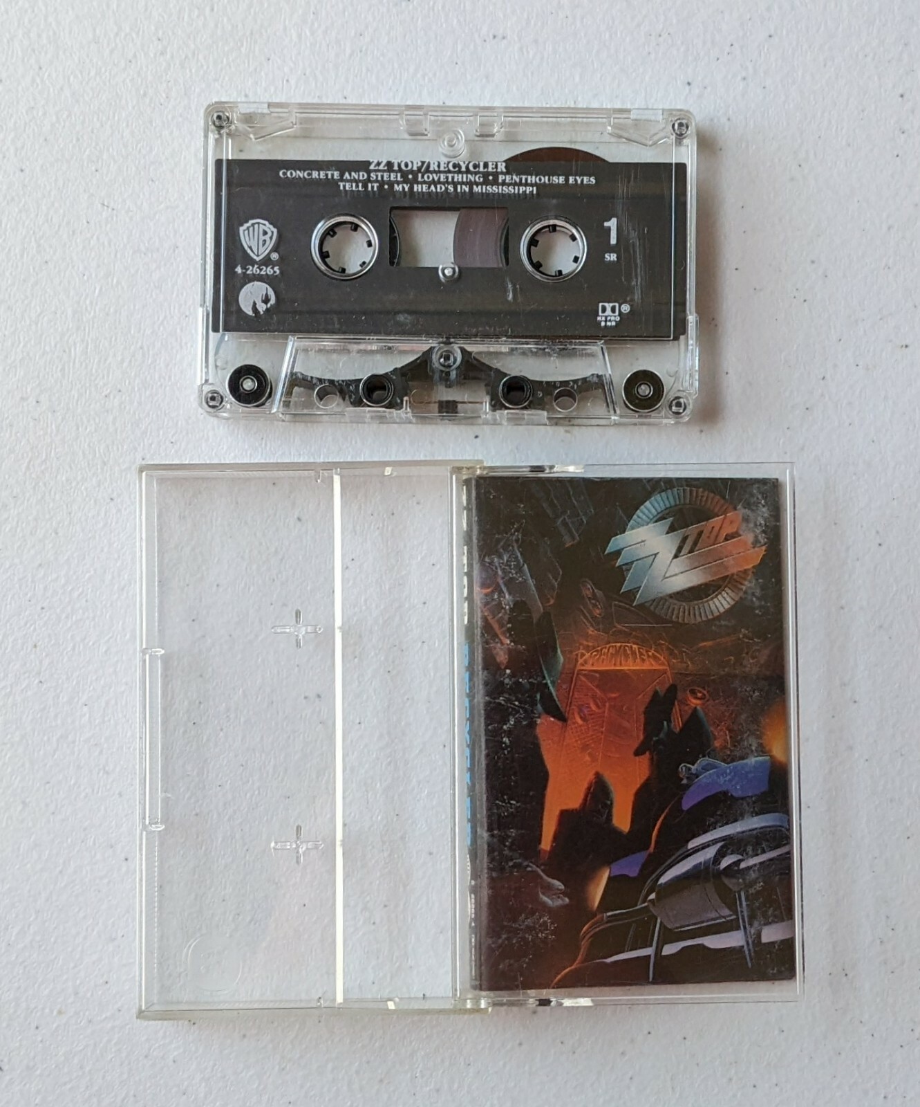 ZZ Top Cassette Tape Recycler 1990 Warner Bro Records 9