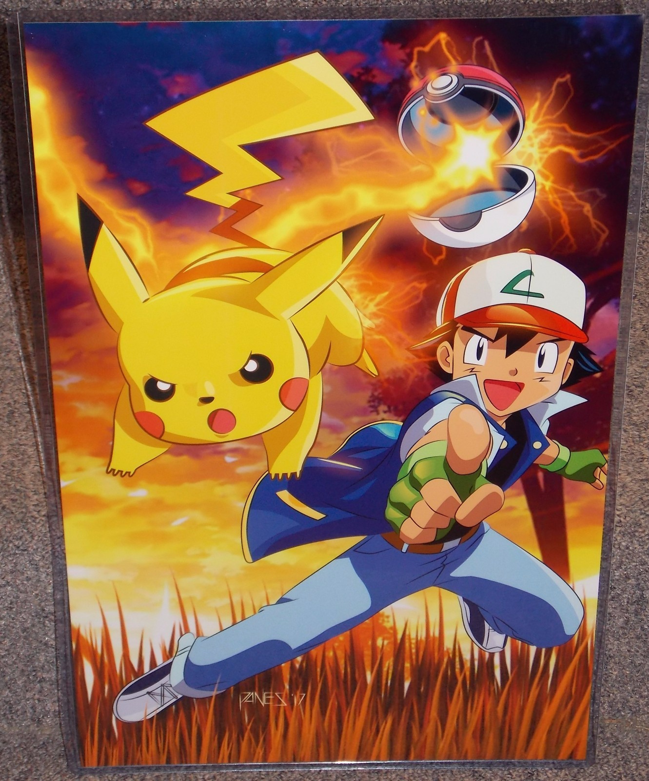 ポケットモンスタープラチナ B2ポスター ポケットモンスター b2ポスター サトシ ピカチュウ ダンデ