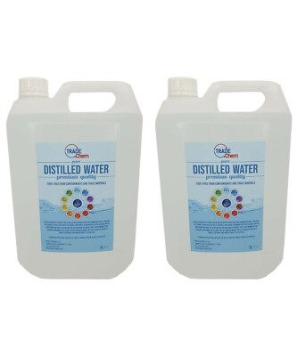 Distilled Water Pure Steam Distilled Free Delivery 250ml to 25 Litre (BLUE)
