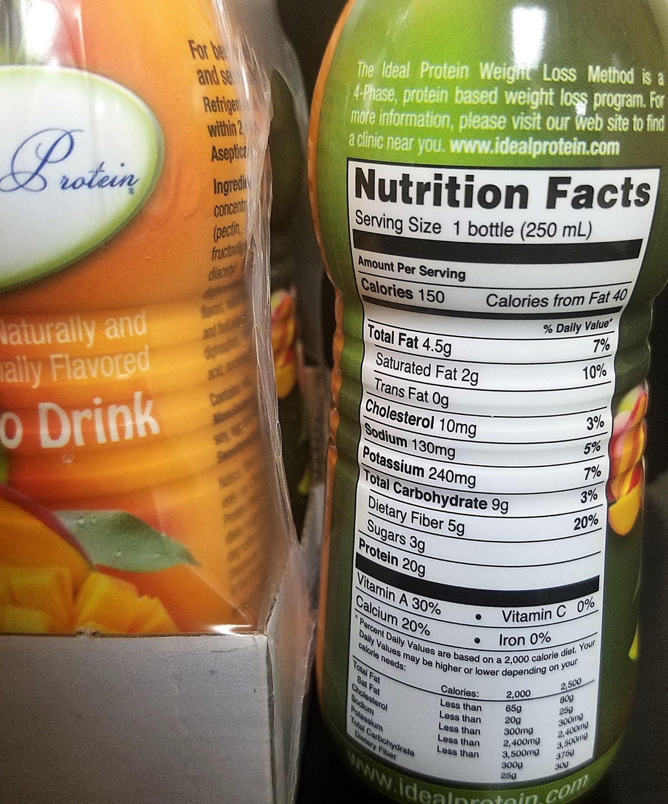 Ideal Protein Ready-to-Serve Mango Drink